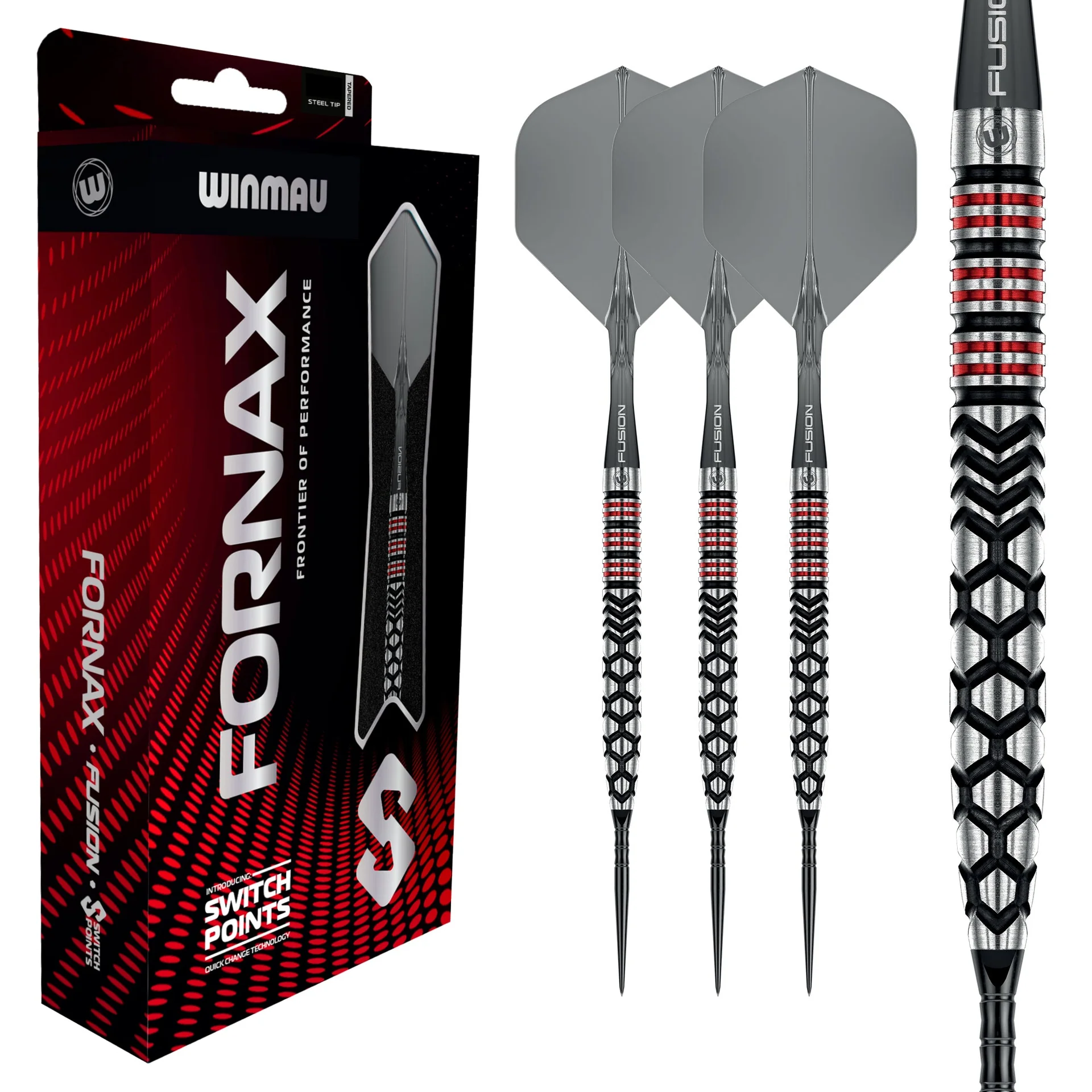 Fornax Switch Point Darts taps toelopend dartpijlen - Afbeelding 2