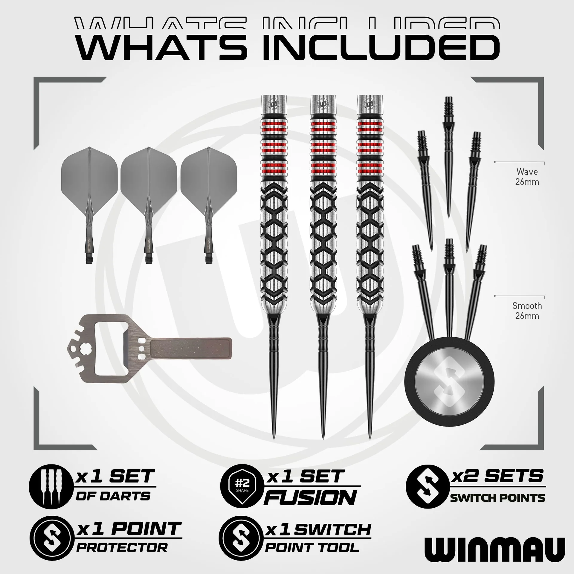 Fornax Switch Point Darts Parallel dartpijlen - Afbeelding 7