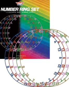 Bull’s Colorfull Matt Number Ring Set