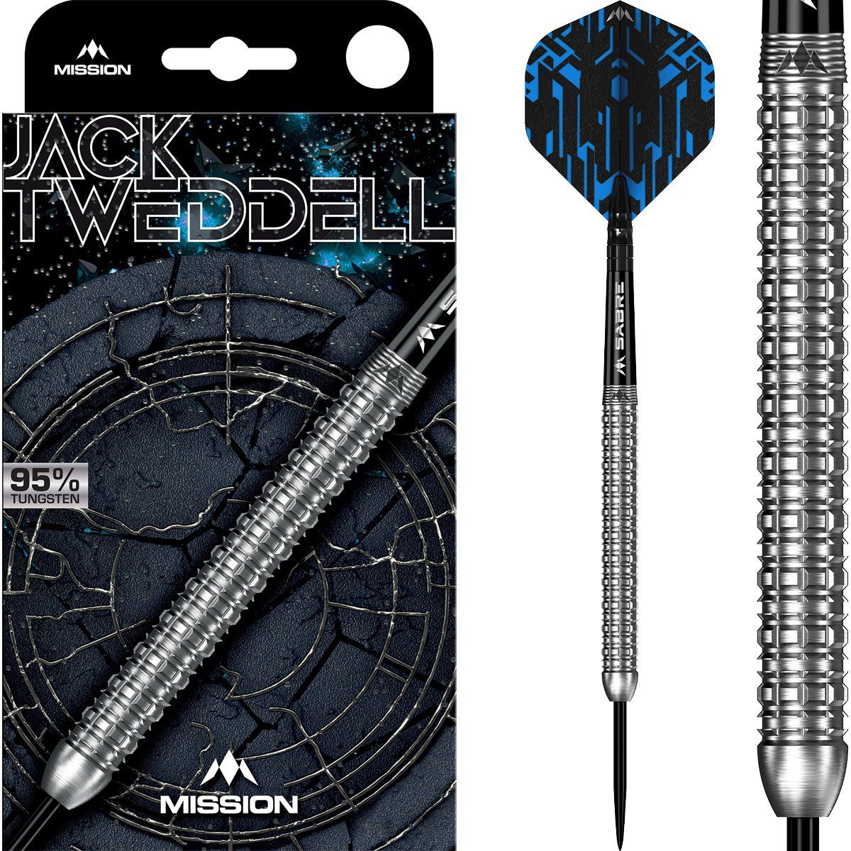 Mission Jack Tweddel 95 dartpijlen