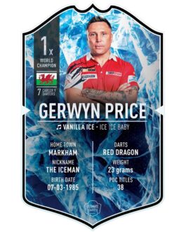 Ultimate Card Gerwyn Price 2025 – 37x25cm