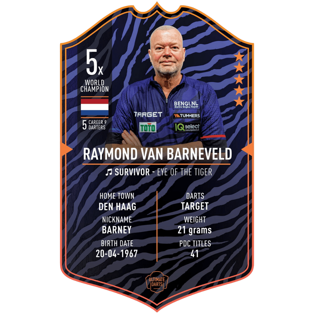 Ultimate Card Raymond van Barneveld 2025 - 37x25cm