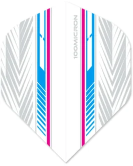 Designa Racing Flights – Standard No2 – 100 Micron – Cyan & Magenta