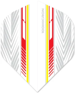 Designa Racing Flights – Standard No2 – 100 Micron – Rood & Geel
