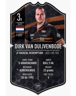 Ultimate Card Dirk van Duijvenbode – 37×25 cm