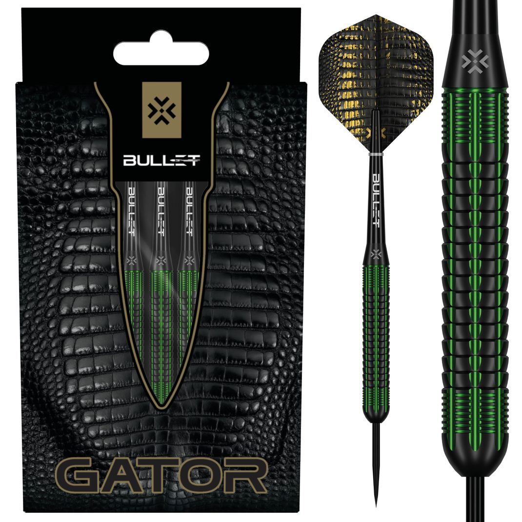 Bullet Gator Brass Darts Steel Tip 22 Grams