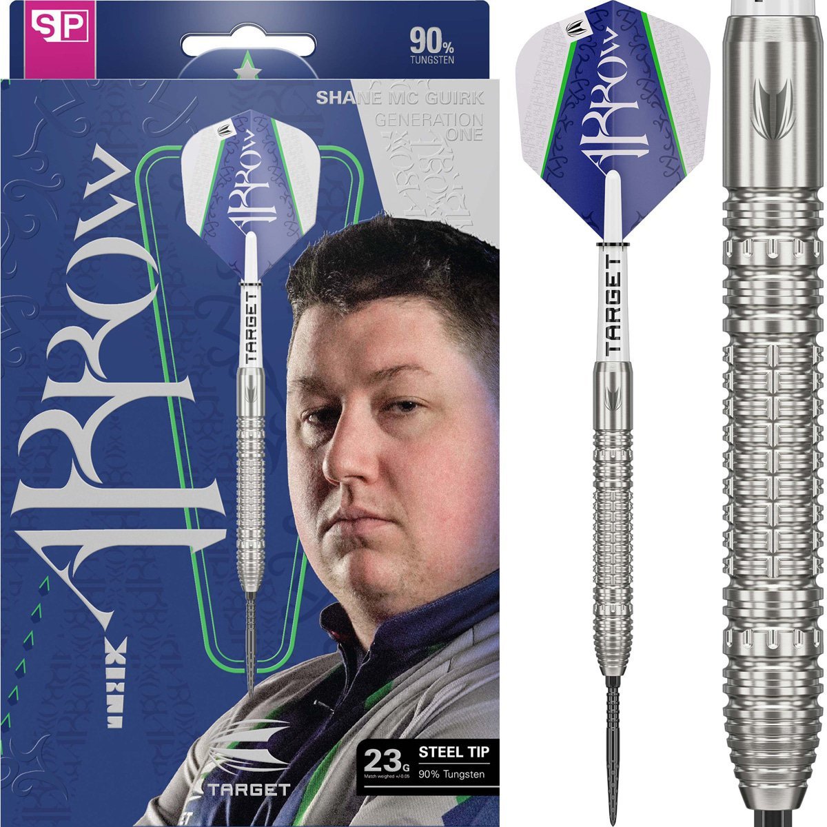 Target Shane Mc Guirk 90% 23g SP Steeltip