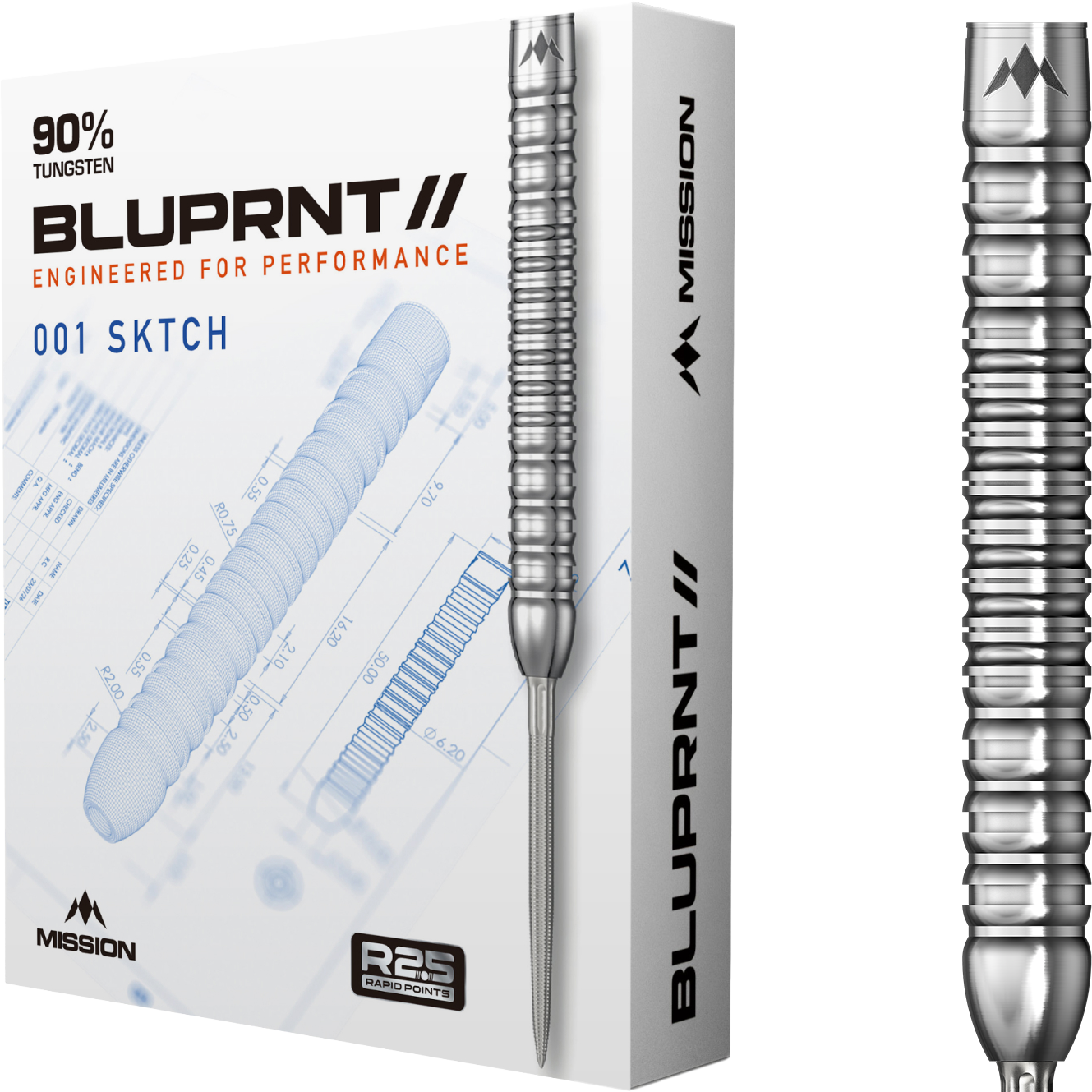 Mission BLUPRNT 90% Sktch RP Steeltip barrels