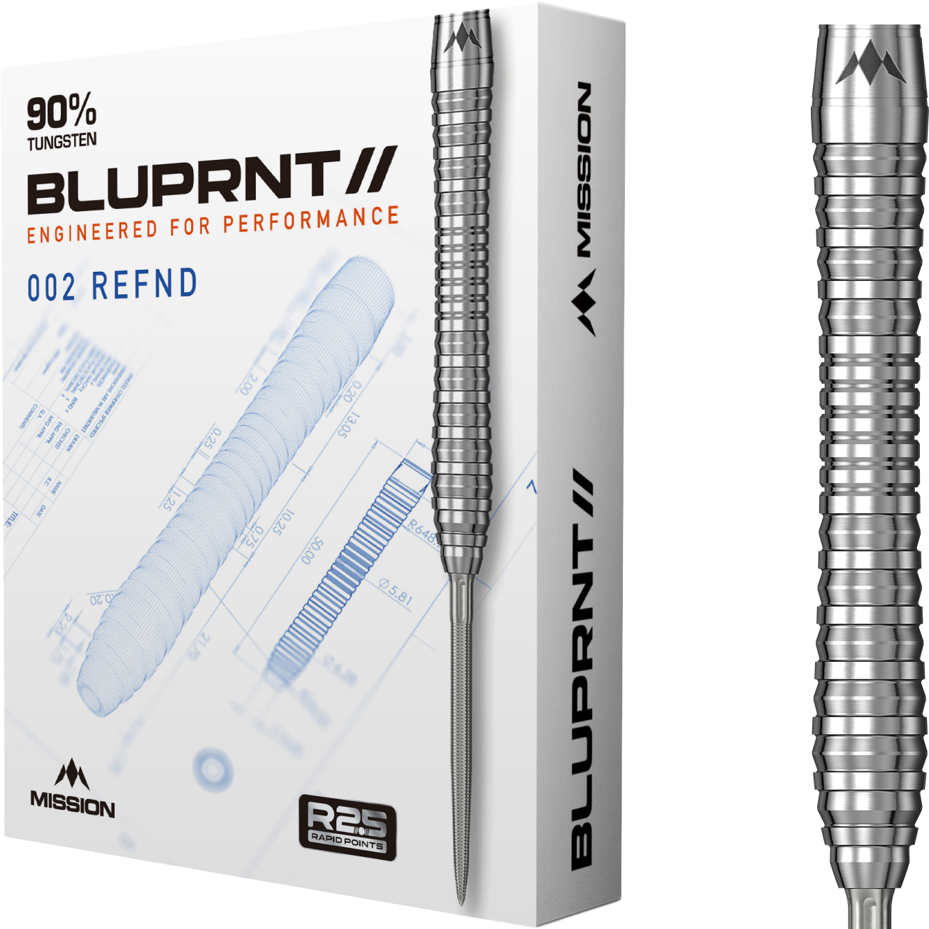 Mission BLUPRNT 90% Refnd RP Steeltip barrels