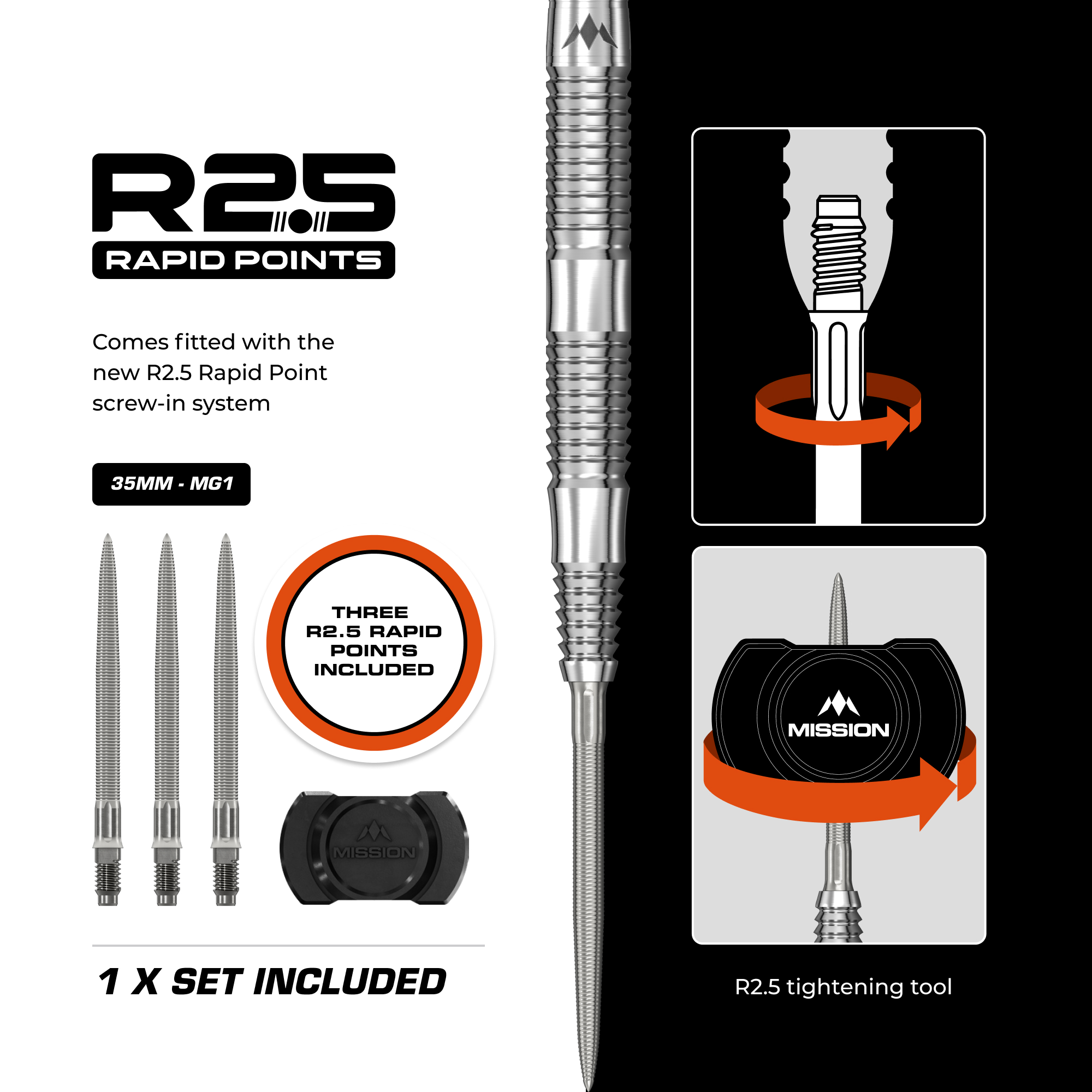 Mission BLUPRNT 90% Dsngd RP Steeltip barrels - Afbeelding 6