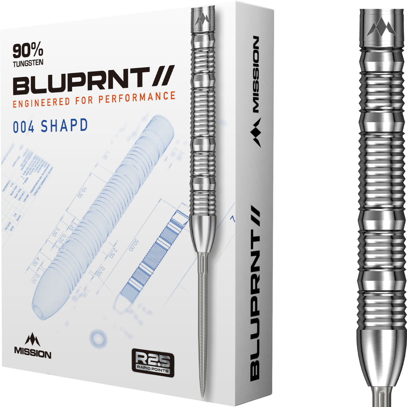 Mission BLUPRNT 90% Shapd RP Steeltip barrels