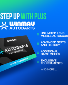 Winmau Autodarts App 12 maanden PLUS abonnement