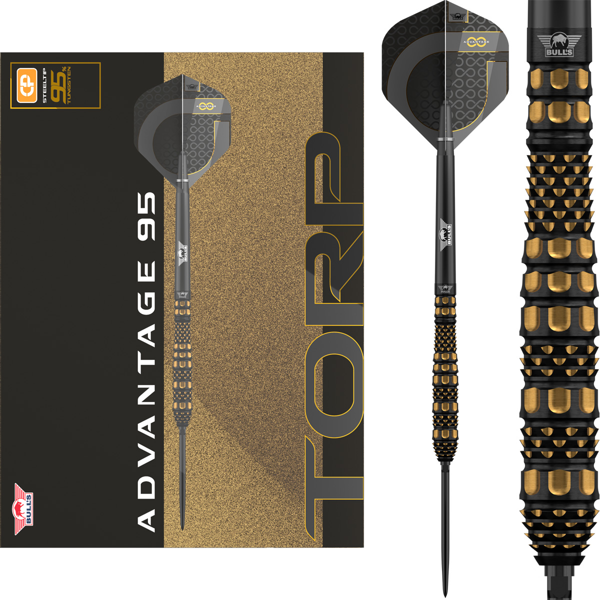 Bull's Advantage 95% Torp CP dartpijlen