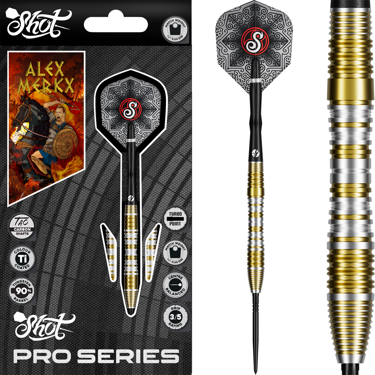 Shot Pro Series Alexander Merkx 90% TP 23g Steeltip