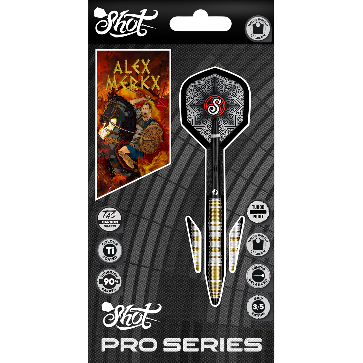 Shot Pro Series Alexander Merkx 90% TP 23g Steeltip