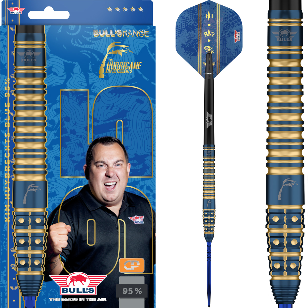 Bull's Kim Huybrechts 95% CP dartpijlen