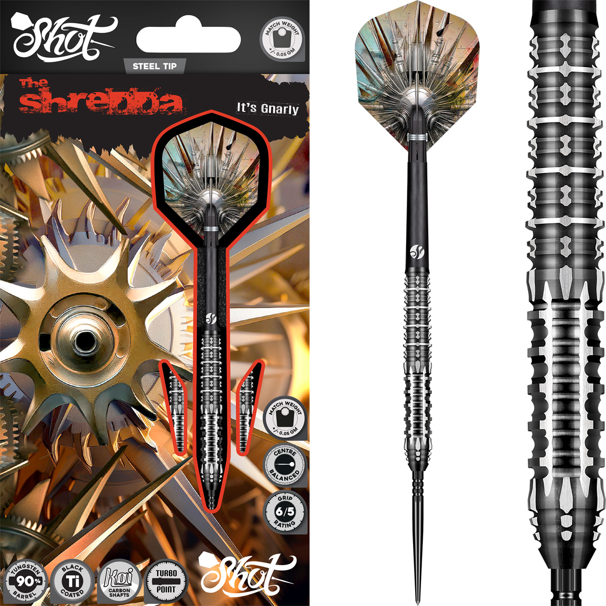 Gnarly Shredda 90% TP Steeltip