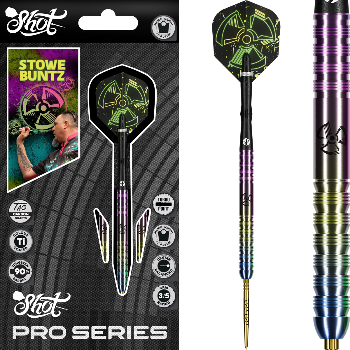Shot Pro Series Stowe Buntz 3.0 90% TP 23g Steeltip