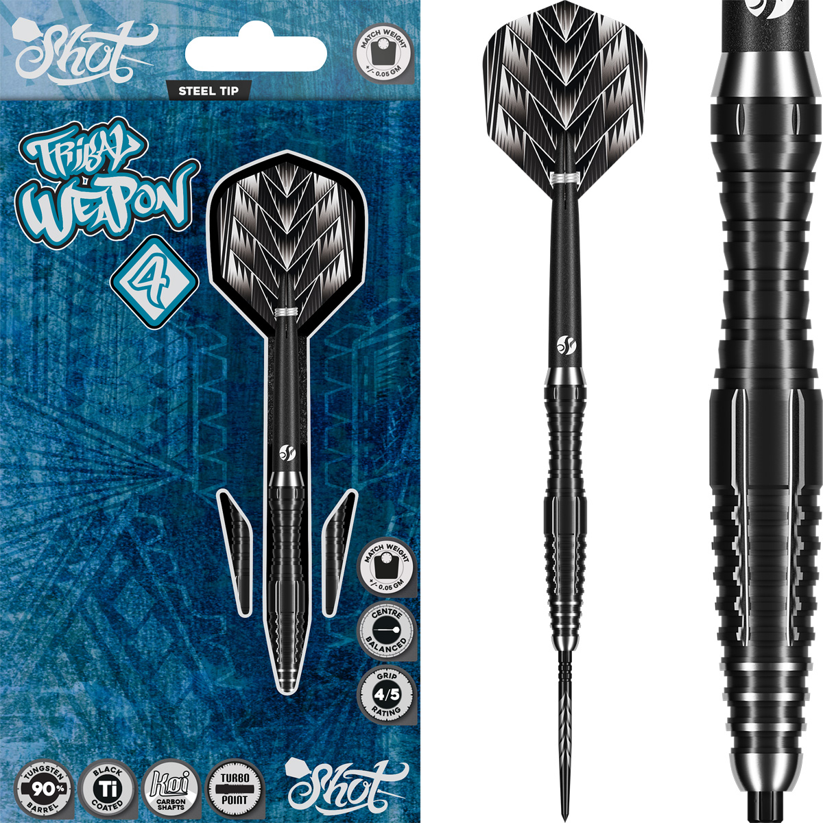Shot Tribal Weapon 4 TP Steeltip 90%
