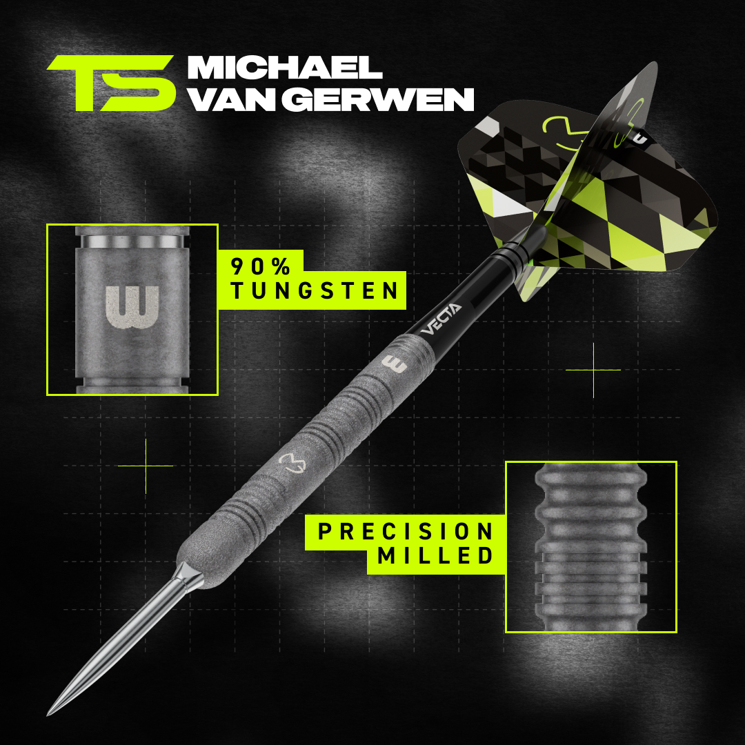 Winmau MvG TS 90% Switch Point steeltip dartpijlen - Afbeelding 5